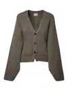 Khaite Camel Cashmere Icon Cardigan In Marrón