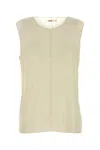Khaite Cream Stretch Cupro Allo Top