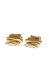 Khaite Crema 18k Gold-plated Earrings