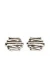 Khaite Crema Earrings In Metallic