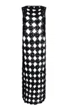 Khaite Cressida Hand-knit Cotton-gauze Maxi Dress In Black
