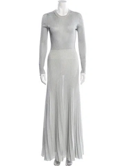 Pre-owned Khaite Crew Neck Long Dress