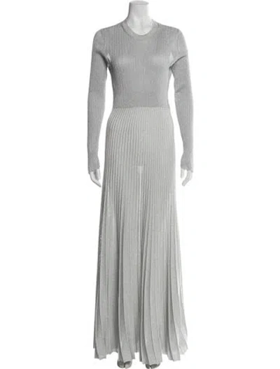 Pre-owned Khaite Crew Neck Long Dress