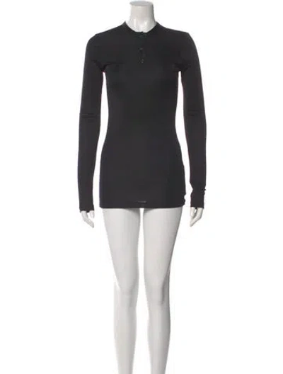 Pre-owned Khaite Crew Neck Mini Dress W/ Tags In Gray