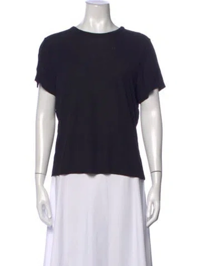Pre-owned Khaite Crew Neck Short Sleeve T-shirt In Blue