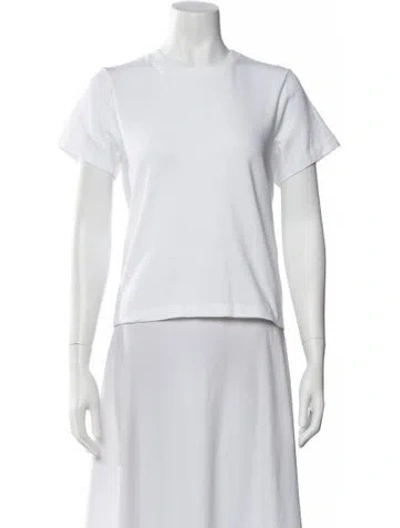 Pre-owned Khaite Crew Neck Short Sleeve T-shirt W/ Tags In White