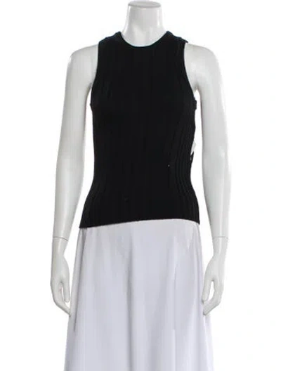 Pre-owned Khaite Crew Neck Sweater In Black