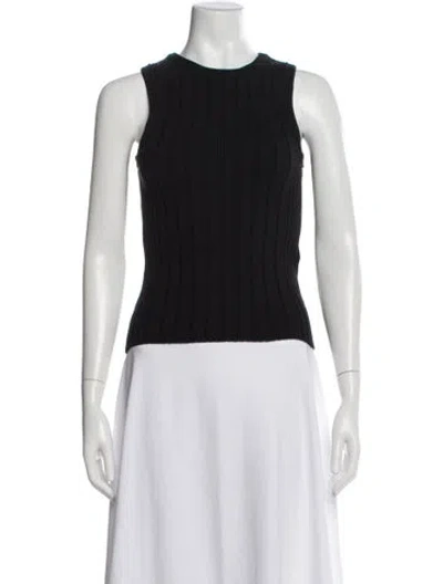 Pre-owned Khaite Crew Neck Sweater In Black