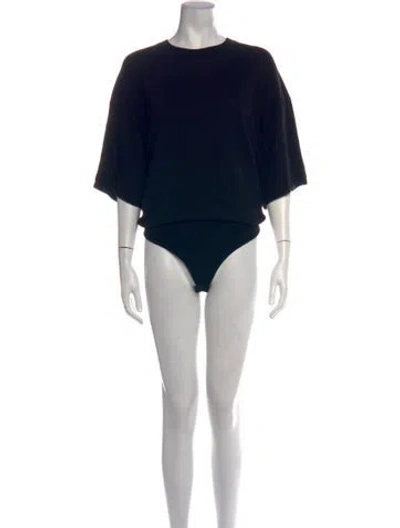 Pre-owned Khaite Crew Neck Sweater In Black
