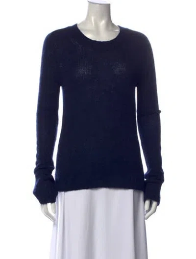 Pre-owned Khaite Crew Neck Sweater In Blue