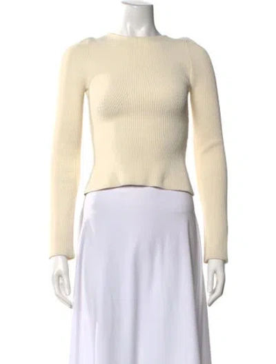 Pre-owned Khaite Crew Neck Sweater In Neutral