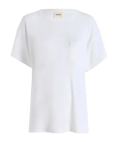 Khaite Crew-neck T-shirt In White