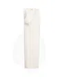 Khaite Crispin Dress In Chalk Color