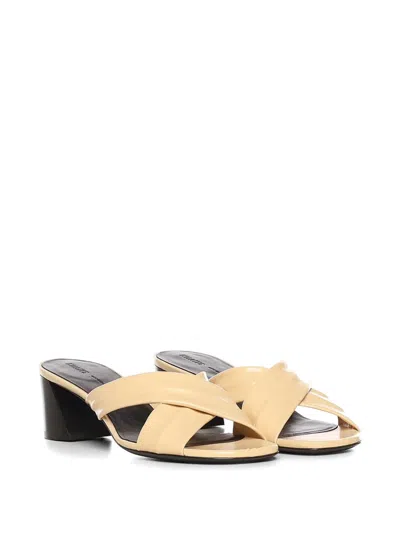 Khaite Criss-cross Strap Sandals In Multi