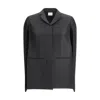 Khaite Crittan Wool And Silk-blend Faille Blazer