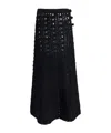 Khaite Crochet Skirt In Black