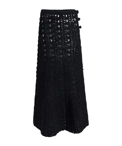 Khaite Crochet Skirt