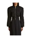 Khaite Reggie Cropped Jacket In Black