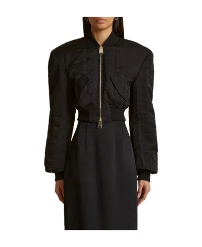 KHAITE KHAITE CROPPED DOWN JACKET