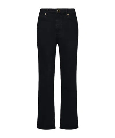 Khaite Abigail High-rise Straight-leg Jeans In Black