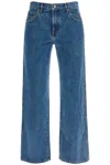 Khaite Blue Vivian Jeans In Blue