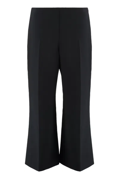 Khaite Cropped Pants In Black