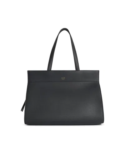 Khaite 'crosby' Black Lear Bag