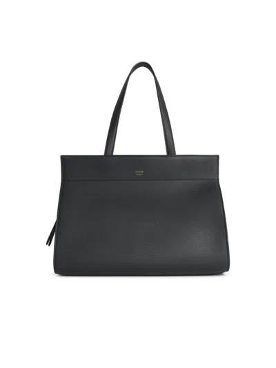 Khaite 'crosby' Black Leather Bag