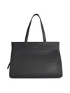 Khaite Crosby Black Leather Bag In Black
