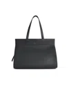 Khaite 'crosby' Black Leather Bag In Black