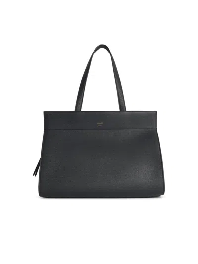 Khaite 'crosby' Black Leather Bag
