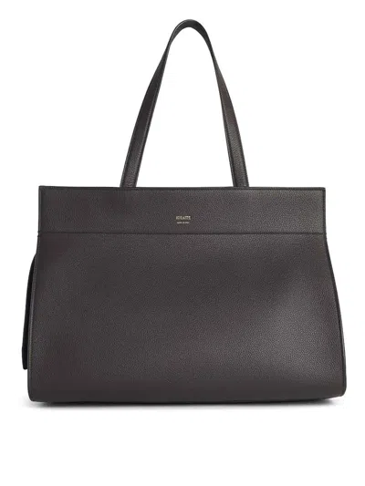 Khaite Crosby  Leather Bag In Brown