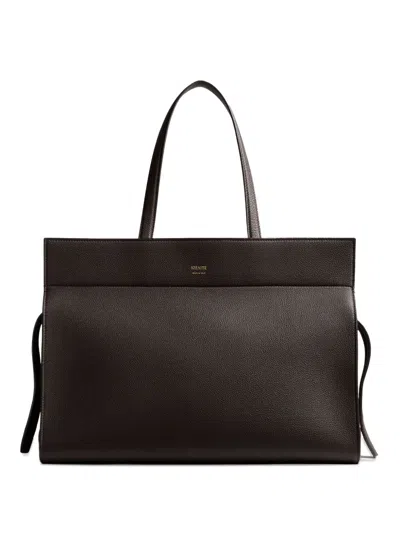 Khaite Crosby Schultertasche Mit Zwei Henkeln In Brown