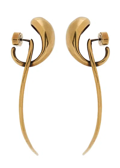 Khaite Cyclone Antique 18kt Gold-plated Drop Earrings
