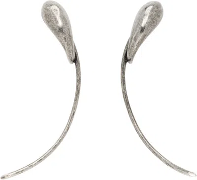 Khaite Cyclone Earrings In Silver
