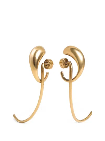 Khaite Cyclone Earrings In Antique Gold