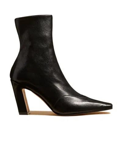 Khaite Cowboy Boots With Square Toe And Low Heel In Brown