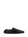 Khaite Refined Black Goat Leather Ballerinas In Black