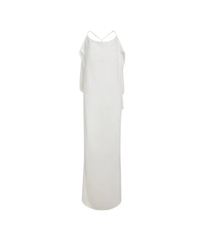 Khaite Dandora Pendant Dress In White
