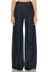 Khaite Benson High-rise Wide-leg Jeans In Blue