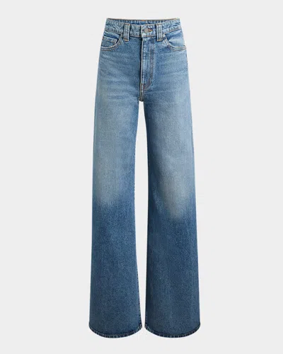 KHAITE DANE HIGH-RISE FLARED JEANS