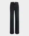 Khaite Dane High-rise Jeans In Black