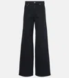 Khaite Vivian Straight-leg Ankle Jeans In Blue