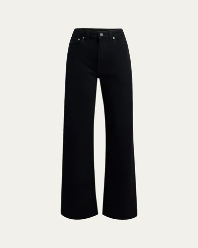 Khaite Dane High-rise Wide-leg Jeans In Multi