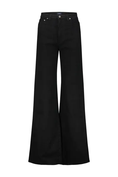 Khaite Vivian Straight-leg Ankle Jeans In Black