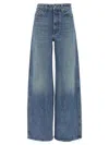 Khaite Sowen Rigid Mid-rise Wide-leg Jeans In Blue