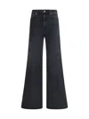 Khaite Dane Jeans In Black