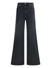 Khaite Dane Jeans In Black