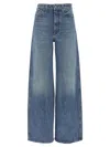 Khaite Dane Denim High Rise Jeans In Blue