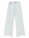Khaite Light Blue Denim Dane Jeans<br/> In Blue